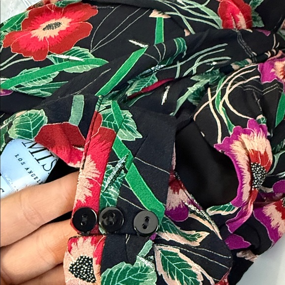 Misa Los Angeles Open Back Floral Maxi Dress NWT SMALL - Picture 5 of 7